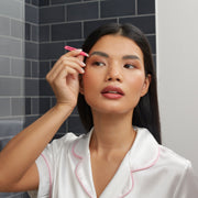 Tweezerman Mini Slant Tweezer Neon Pink (Model Shot 4)